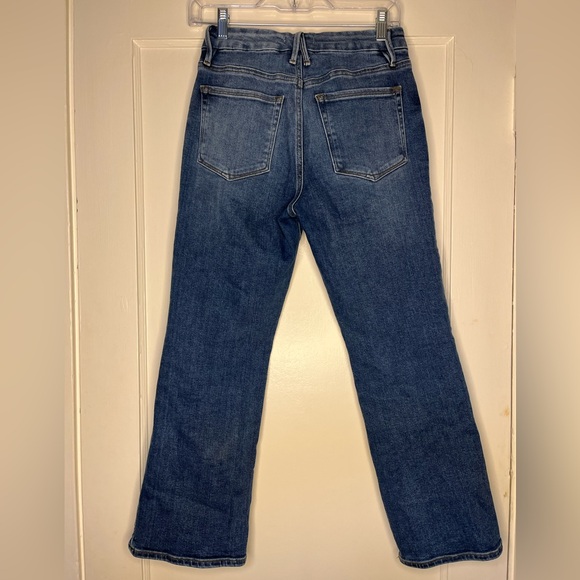 Good American Blue Straight Leg Jeans - Picture 4 of 4
